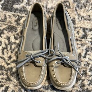 Sperry Tan Loafers Classic Flats